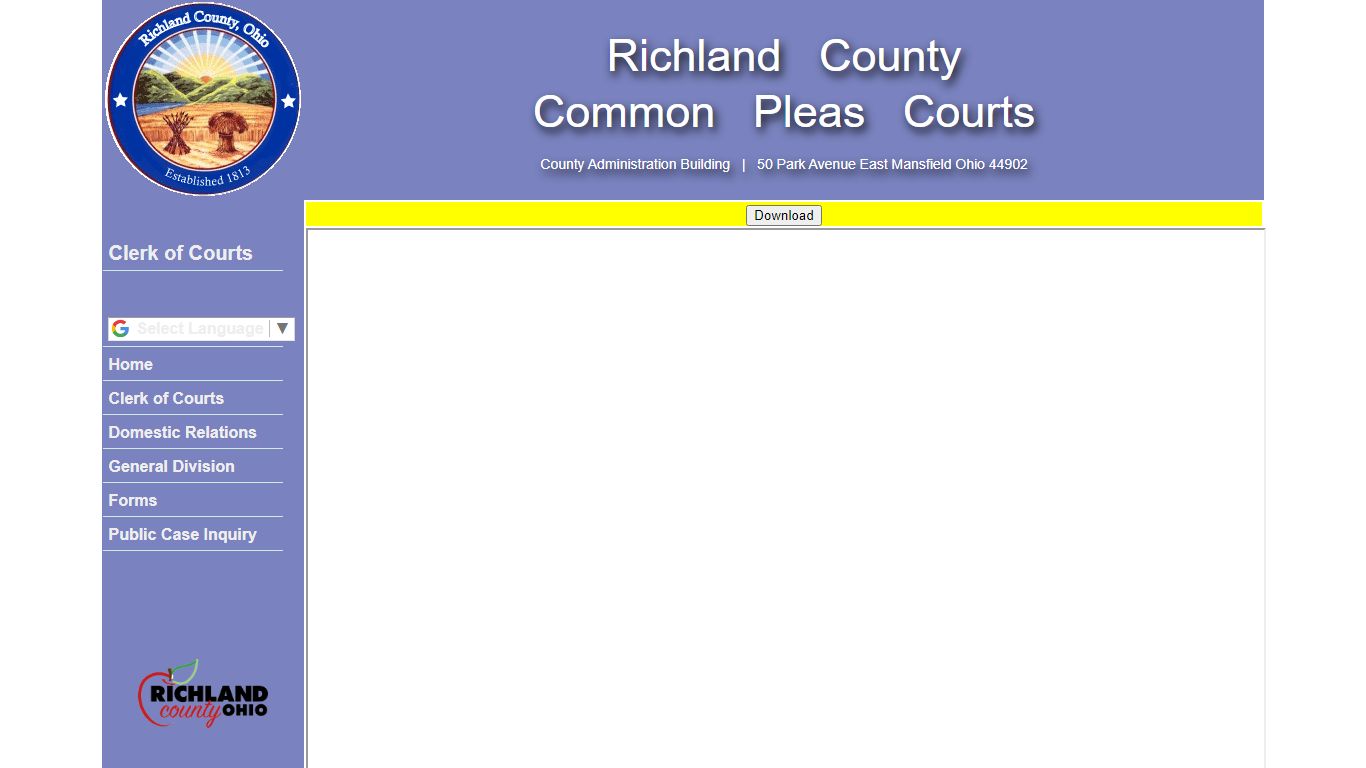 Richland County Courts